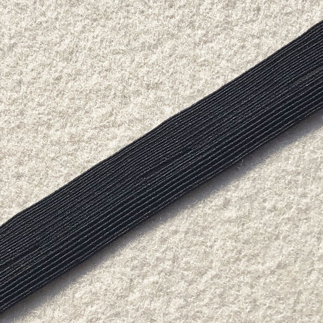 Lochgummiband ❖ schwarz ❖ 17 mm