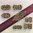 filigrane Schürzenschließe ❖ echt vergoldet antik