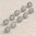 Trachtenknopf mit echtem Emaille ❖ perlmutt