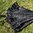 Trachtenschirm aus Paisleysatin ❖ schwarz