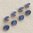 Trachtenknopf mit echtem Perlmutt ❖ himmelblau