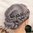 handgefertigte Haarnadel mit Rose ❖ altsilber