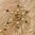handgefertigte Blütenhaarnadel 3er Set ❖ gold-braun