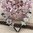 filigrane Blütenhaarspange ❖ silber-rosé