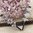 filigrane Blütenhaarspange ❖ silber-pink