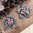 handgefertigte Haarnadel mit Swarovski ❖ rosa