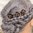 handgefertigte Haarnadel mit Swarovski ❖ weinrot