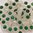 alte Gablonzer Steine annähbar ❖ grün