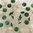alte Gablonzer Steine annähbar ❖ grün