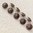 Trachtenknopf mit echtem Emaille ❖ Blume