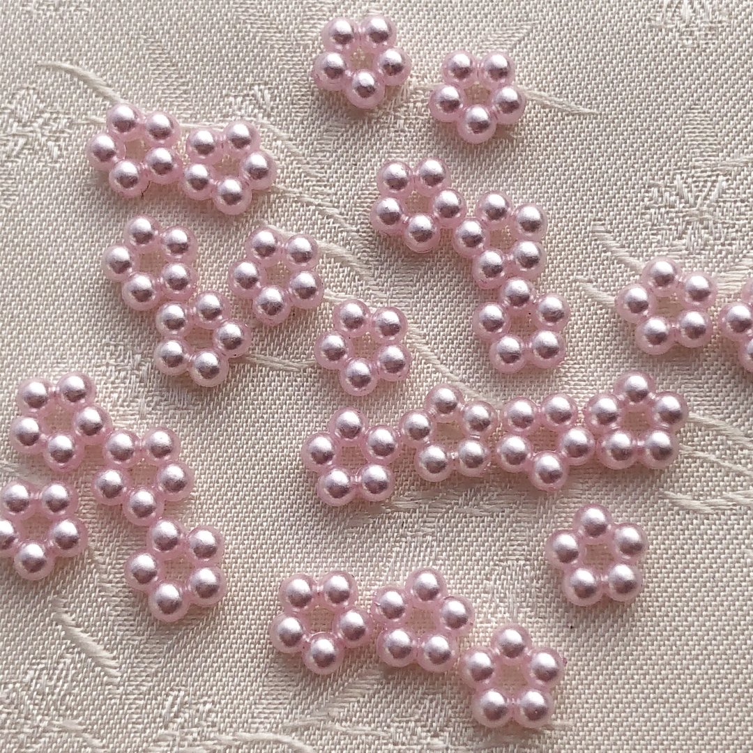 Perlenblume rosé ❖ 5 mm