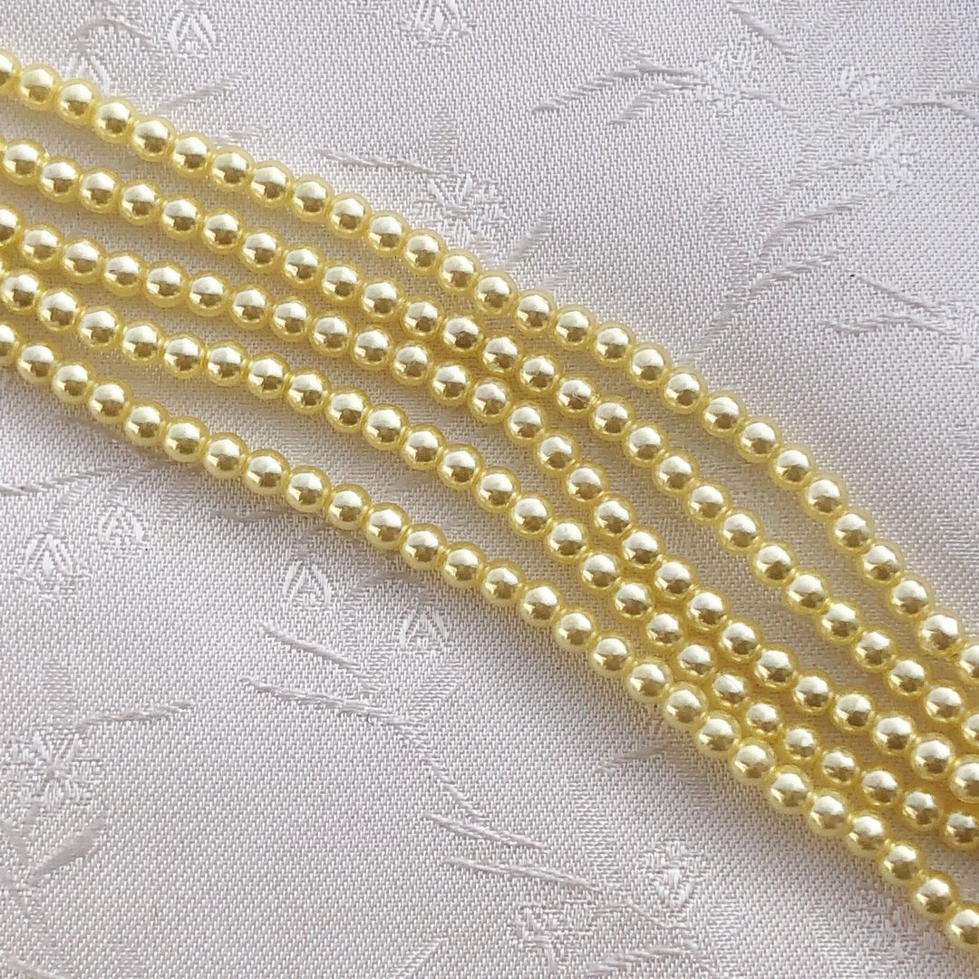 Wachsperlen gelb ❖ 2,5 mm