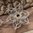 handgefertigte Blütenhaarnadel 2er Set ❖ topas