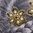handgefertigte Blütenhaarnadel 3er Set ❖ gold-burgund