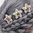 handgefertigte Haarnadel mit Swarovski ❖ grau