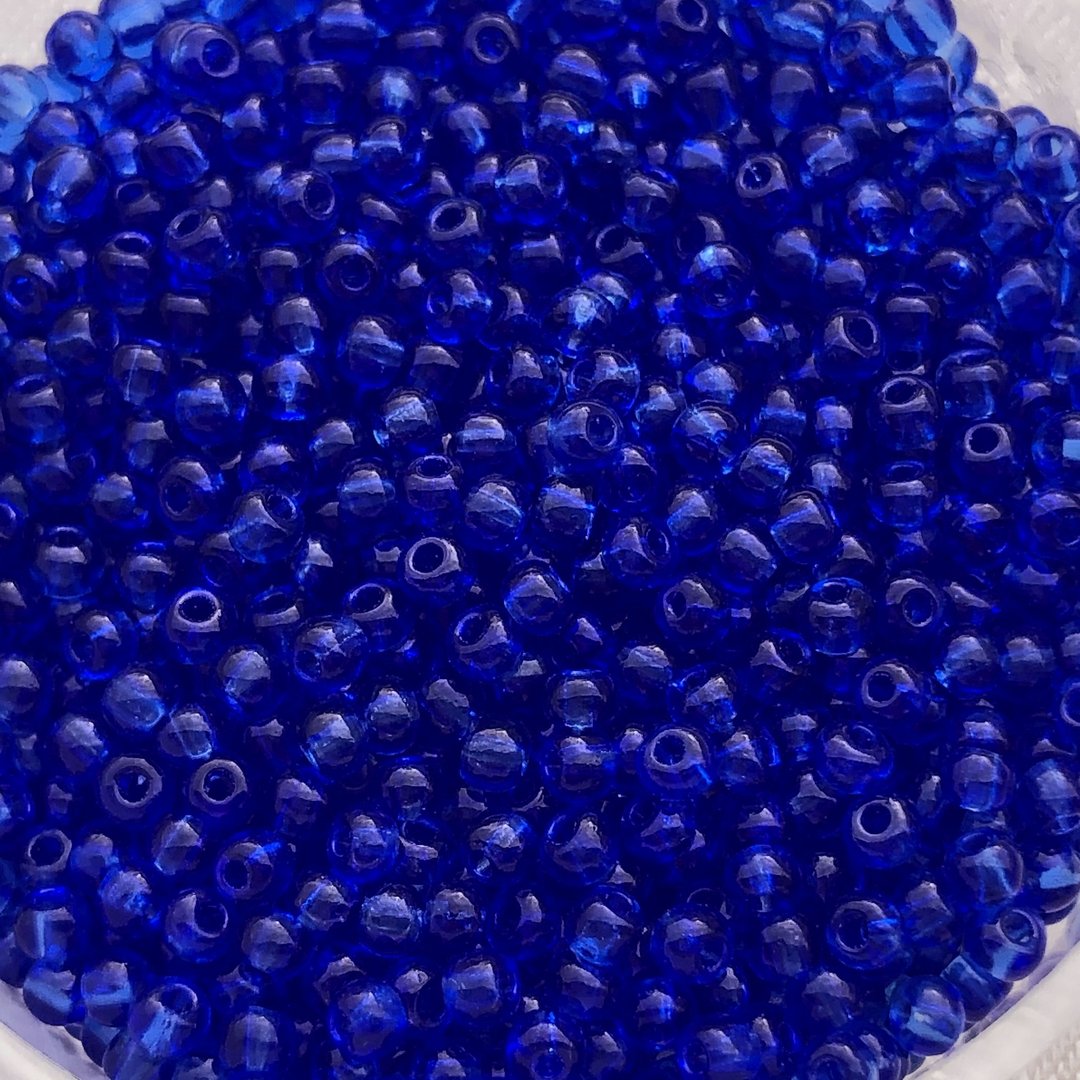 Rocailles ❖ Glasperlen blau