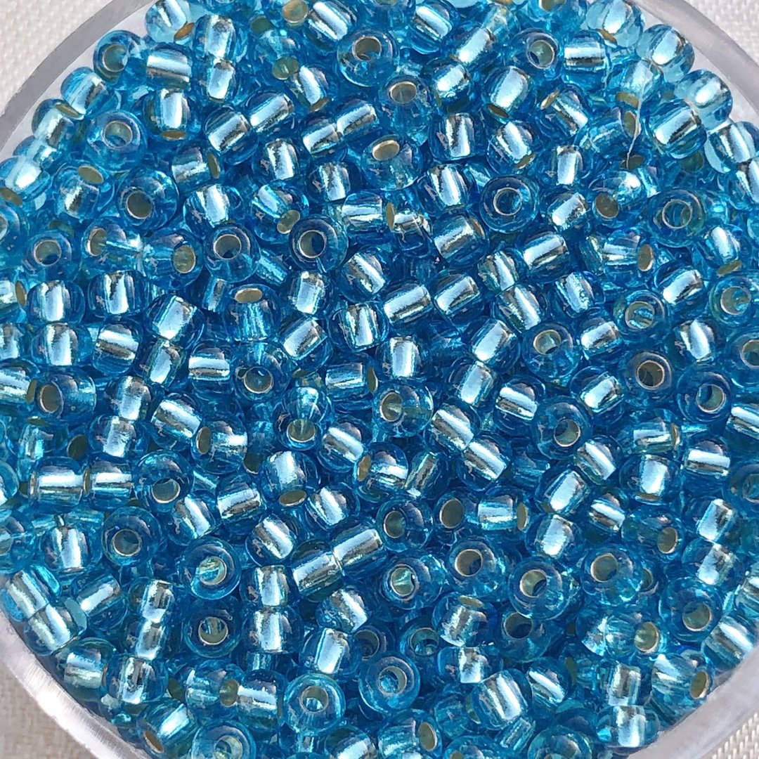 Rocailles ❖ Glasperlen türkisblau