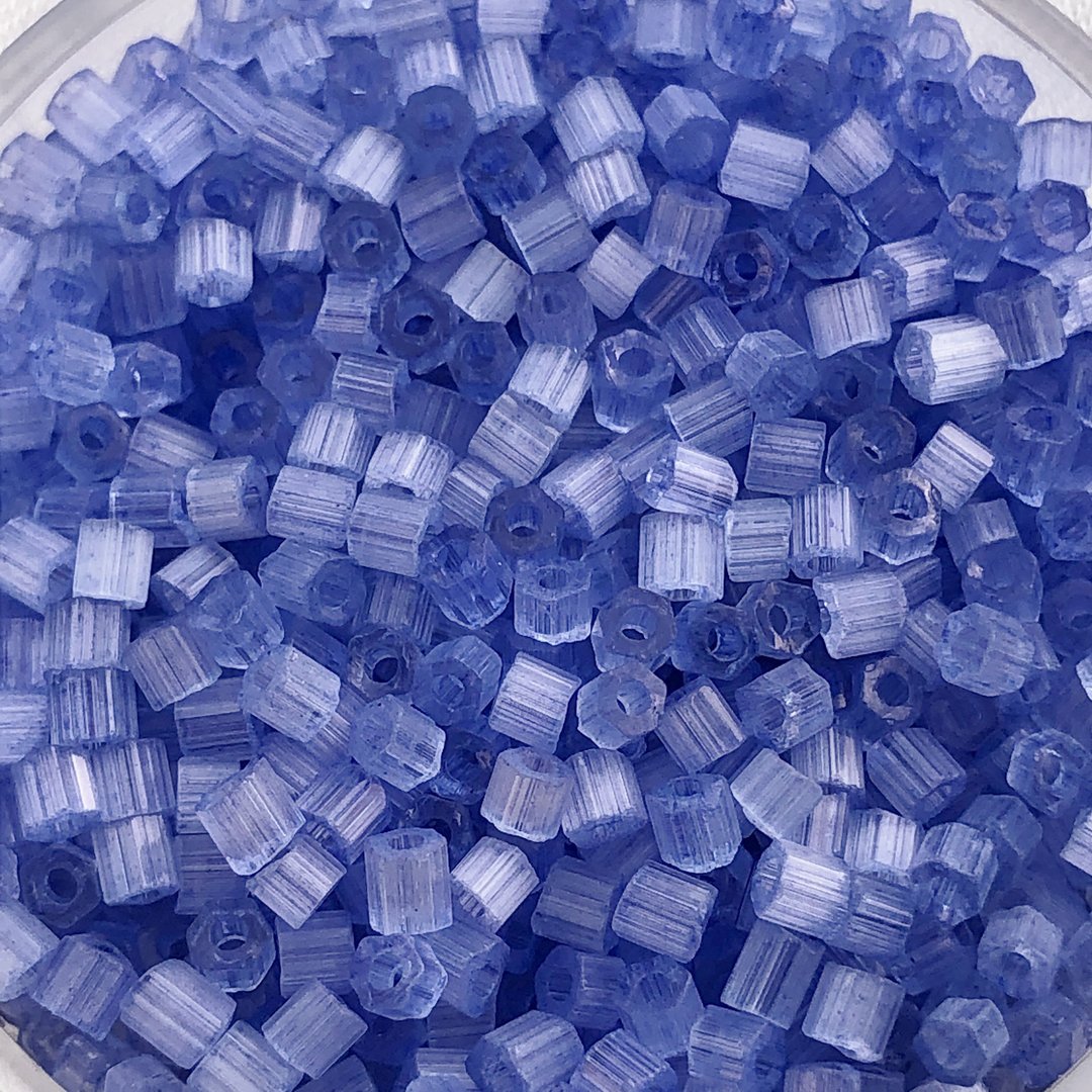 Rocailles ❖ Glasperlen blau matt