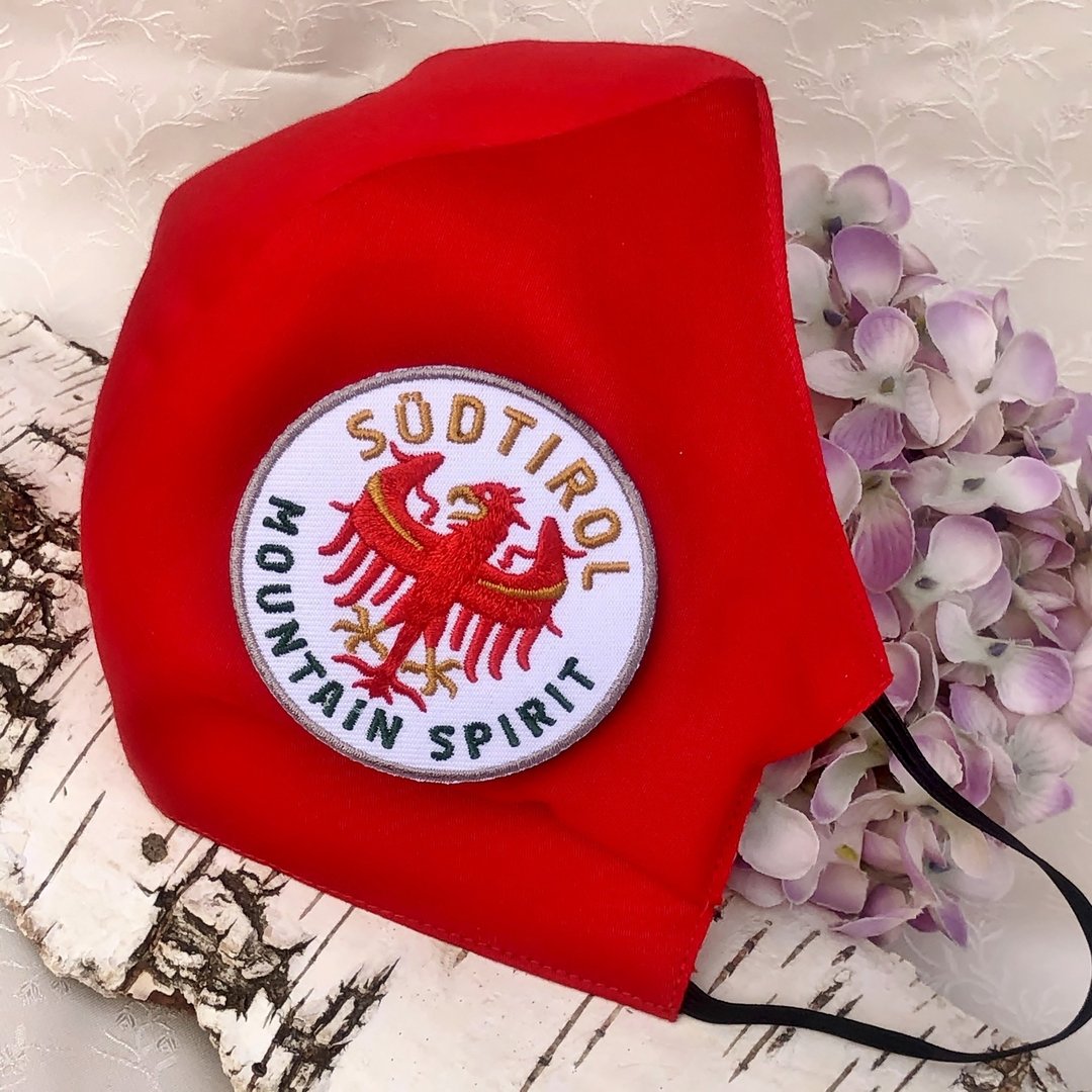 Mund-Nasen-Maske ❖ Südtirol rot