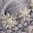 handgefertigte Blütenhaarnadel 3er Set ❖ silber