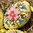 handbemalte Ostereier ❖ Blumenstrauß gelb