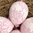 handbemalte Ostereier ❖ Spitze rosa
