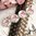 handgefertigte Haarspange mit Rosen