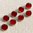 Trachtenknopf mit echtem Perlmutt ❖ rot