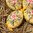 handbemalte Ostereier ❖ Blumenstrauss pfirsich