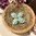 handbemalte Ostereier ❖ Blumenstrauss apfelgrün