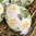 handbemalte Ostereier ❖ Blüten grün
