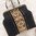 goldbestickte Handtasche ❖ schwarz