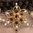 handgefertigte Blütenhaarnadel 3er Set ❖ granat mit Perle