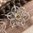 handgefertigte Blütenhaarnadel 3er Set ❖ topas